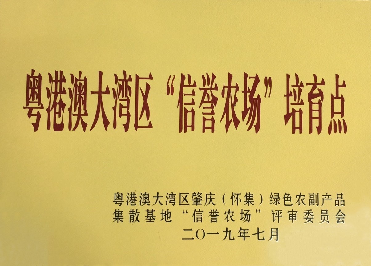 粤港澳大湾区“信誉农场”培育点